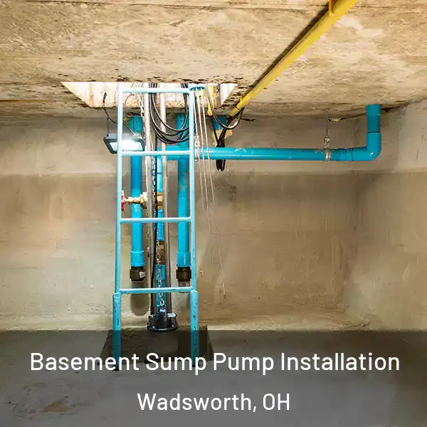  Basement Sump Pump Installation Wadsworth, OH